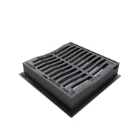 EJ Gully Grating Hinged Dished KMD C250 330 x 330mm (L x W)