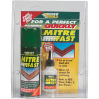 Everbuild Mitre Fast Two Part Bonding Kit 50g Adhesive/200ml Activator