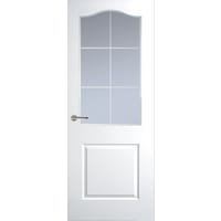 Premdor Internal 6 Panel Glazed Door 1981 x 762 x 35mm