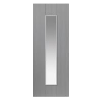 JB Kind Nuance Ardosia Glazed Pre-Finished Internal Door 1981 x 838 x 35mm Grey