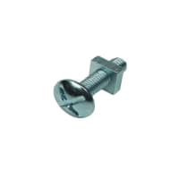 Unifix Roofing Bolt & Nut M6 x 60mm Bright Zinc Plated Bag of 25