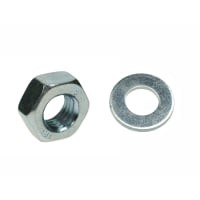 Unifix Hexagon Nut & Washer M10 Bright Zinc Plated Bag of 10