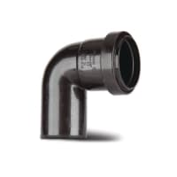 Polypipe 91.25 degrees Waste Push Fit Swivel Bend 32mm Dia Black