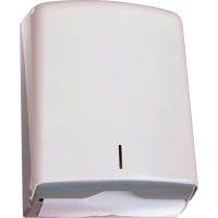 Hand Towel Dispenser Universal 500 Sheet Plastic White