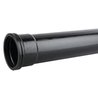 Wavin OsmaSoil S/S Pipe 82mm Black 3m