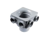 Wavin OsmaSoil 6 Boss Manifold 110mm Grey