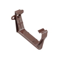 Wavin Osma SquareLine Gutter Support Bracket 100mm Brown