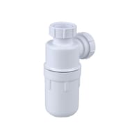 Wavin Osma Waste Anti-Syphon Bottle Trap 75mm Seal 32mm White