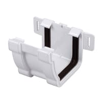 Wavin Osma StormLine Gutter Jointing Bracket 111mm White