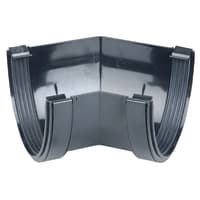 Wavin Osma DeepLine Gutter Angle 45° 113mm Black