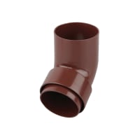 Wavin Osma RoundLine Offset Bend Spigot 68mm Brown