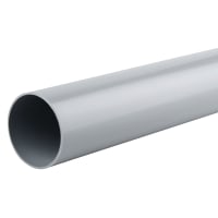Wavin Osma RoundLine Pipe 68mm Grey 2.75m
