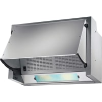 Integrated cooker outlet hood door