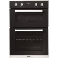 Prima+ Built-In Double Electric Oven Black