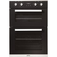 Prima+ Built-In Double Electric Oven Black