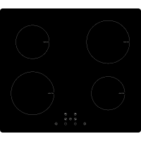 Prima Induction Hob 60cm Black