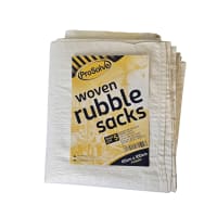 ProSolve Woven Rubble Sack 600mm x 1000mm White (Pack Of 5)