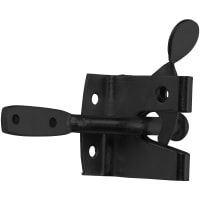 Raptor Medium Auto Gate Catch<BR>Black<BR>Pack of 1