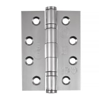 Raptor Grade 13 Stainless Steel Ball Bearing Hinge 102x76mm Polished Stainless Steel Pack of 3