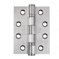 Raptor Grade 13 Stainless Steel Ball Bearing Hinge 102x76mm Satin Stainless Steel Pack of 3