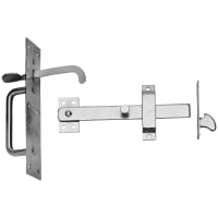 Raptor Medium Suffolk Latch Long Thumb Piece Galvanised Pack of 1