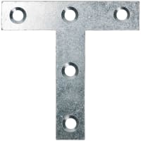 Raptor 75mm Tee Plates Zinc Plated Pack of 10