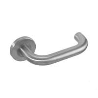 Raptor Safety Lever On Rose 19mm Satin Stainless Steel