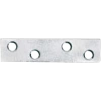 Raptor 100mm Mending Plates<BR>Zinc Plated<BR>Pack of 10