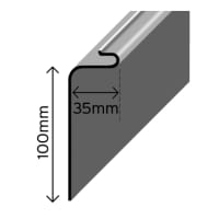 Tuffstuff C100 MT Simulated Lead Flashing with Moisture Trap - 3m