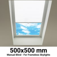 Sterling 500x500mm Manual Blinds for Flat / Pitched Roof Skylights