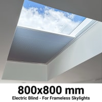 Sterling 800x800mm Electric Blinds for Flat / Pitched Roof Skylights