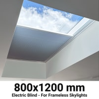 Sterling 800x1200mm Electric Blinds for Flat / Pitched Roof Skylights