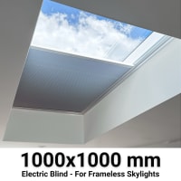 Sterling 1000x1000mm Electric Blinds for Flat / Pitched Roof Skylights