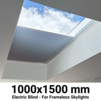 Sterling 1000x1500mm Electric Blinds for Flat / Pitched Roof Skylights