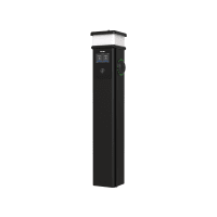 Rolec BasicCharge Smart EV Charging Pedestal with LCD Screen 2x up to 7.4kW Type 2 Sockets