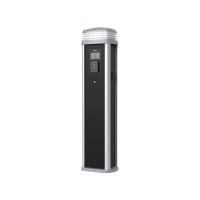 Rolec Quantum Contactless EV Charging Pedestal with LCD Screen 2x up to 22kW 3PH Type 2