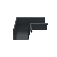 Lindab Internal Rectangular Gutter Angle 90° RTVI 140mm Anthracite Grey