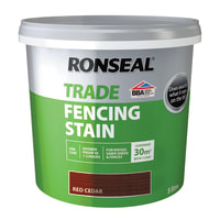 Ronseal Trade Fencing Stain Red Cedar 5L