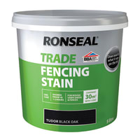 Ronseal Fencing Stain 5.0L Tudor Black Oak