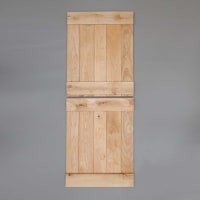 Heritage 4 Ledged Stable Oak Rustic Custom Sized Door