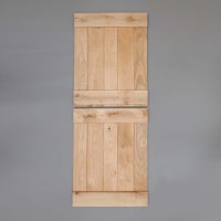 Heritage 4 Ledge Stable Oak Door Rustic - Custom Size to 2150 x 950mm