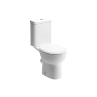 Solstice Close Coupled Open Back WC & Soft Close Seat