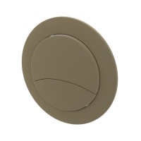 Dual Push Button Cover (Rod) Brushed Brass