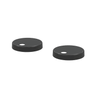 Toilet Seat Cover Caps Matt Black