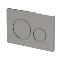 Round Push Button Flushplate Chrome