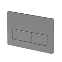 Rectangle Push Button Flushplate Chrome