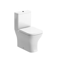 Mist Short Projection Close Coupled Fully Shrouded WC & Wrapover Soft Close Seat