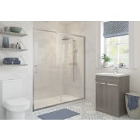 Sigrid 1200mm Sliding Door Chrome