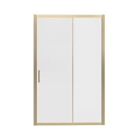 Sigrid 1200mm Sliding Door Brushed Brass