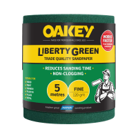 Oakey Liberty Green Roll 5m x 115mm 120 Grit